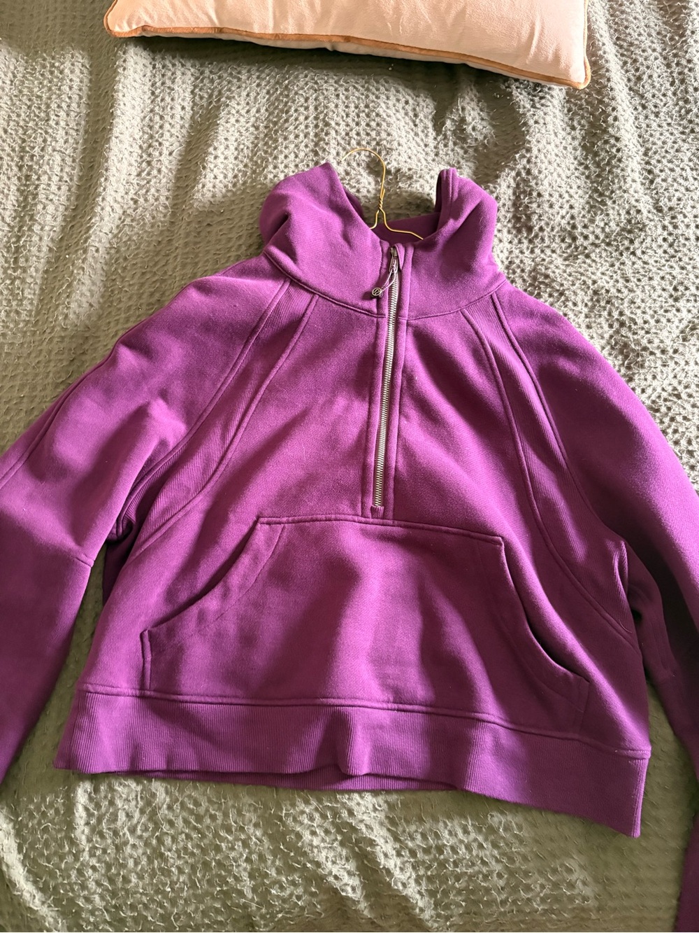 lululemon athletica Purple Half-Zip Pullover Sweater